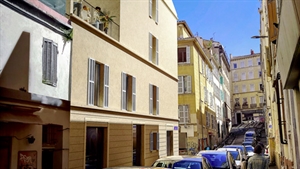 insertion photoréaliste réhabilitation immeuble Curiol Marseille 13 façade rénovée HOP Architectes